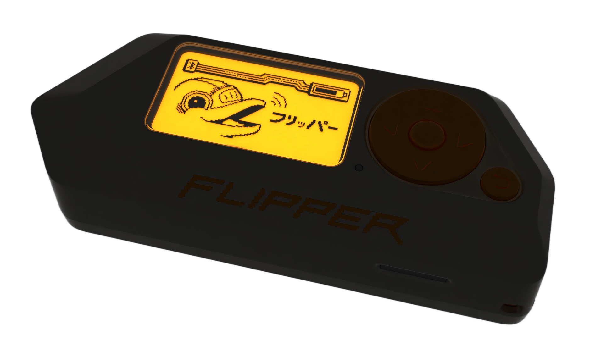 Flipper Zero 设备渲染图（深色）